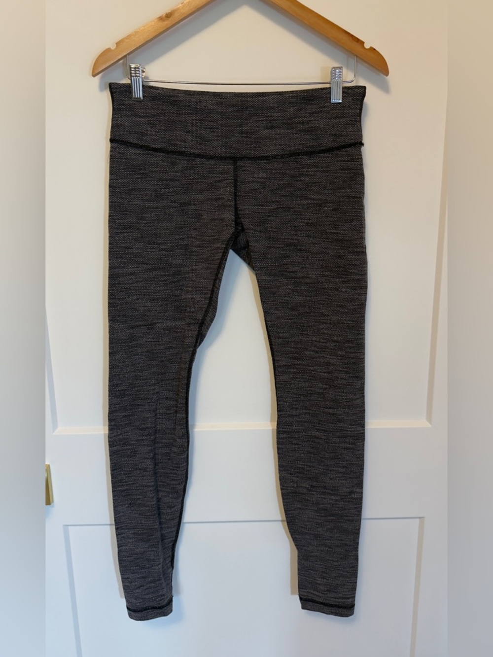 lululemon athletica Gray Black Space-Dyed Align Leggings